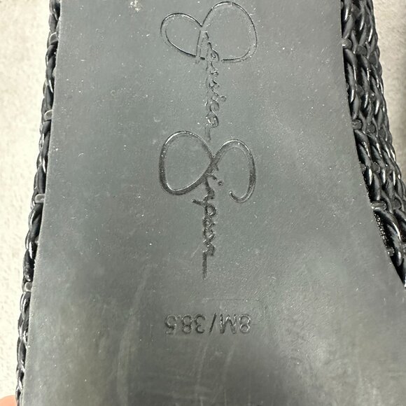 Jessica Simpson Chicvest Women's Mesh & Suede Pointed Toe Flats Black Size 8M - Picture 9 of 9